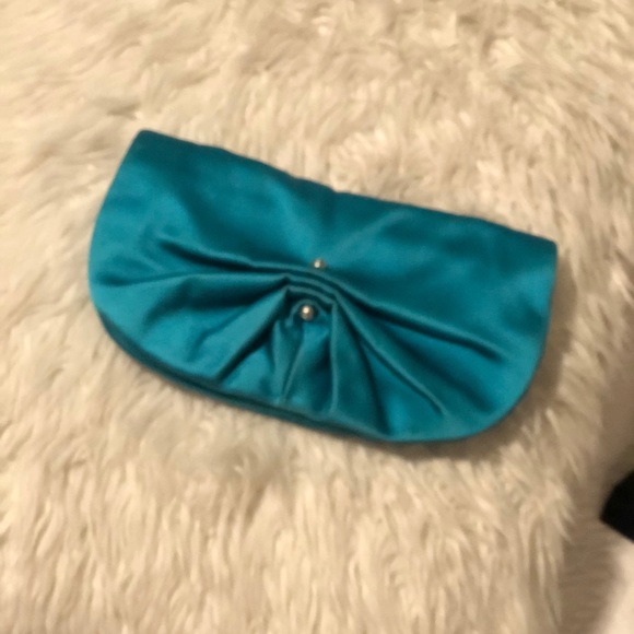 YSL silk evening clutch